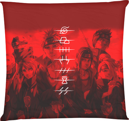 Square Throw Pillow - Akatsuki (4) - Mfest