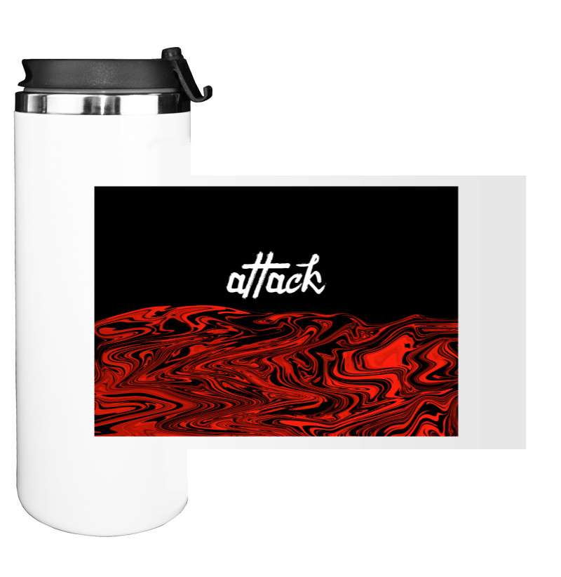 Water Bottle on Tumbler - ATTACK - Mfest