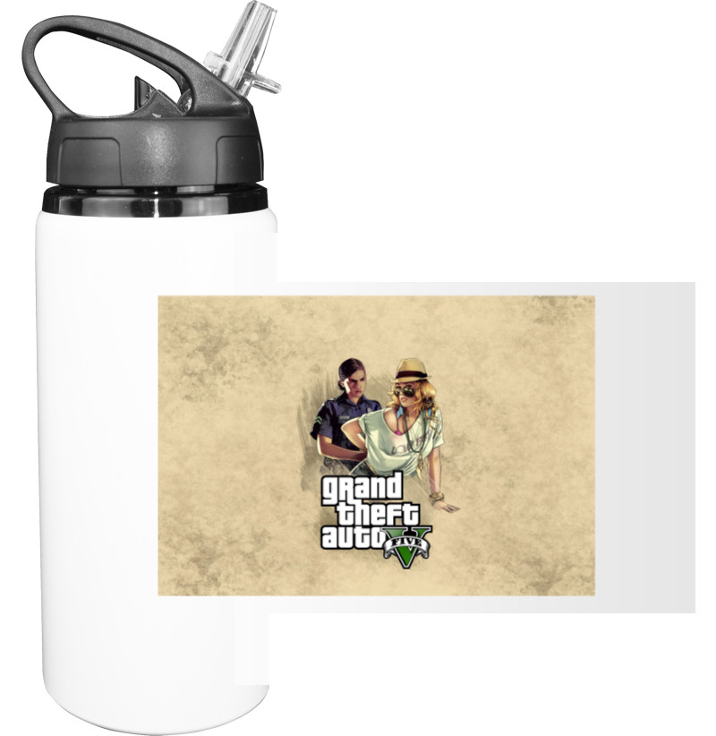 Sport Water Bottle - GTA V (7) - Mfest