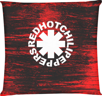 Square Throw Pillow - Red Hot Chili Peppers [3] - Mfest