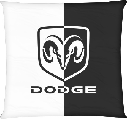 Square Throw Pillow - DODGE [1] - Mfest