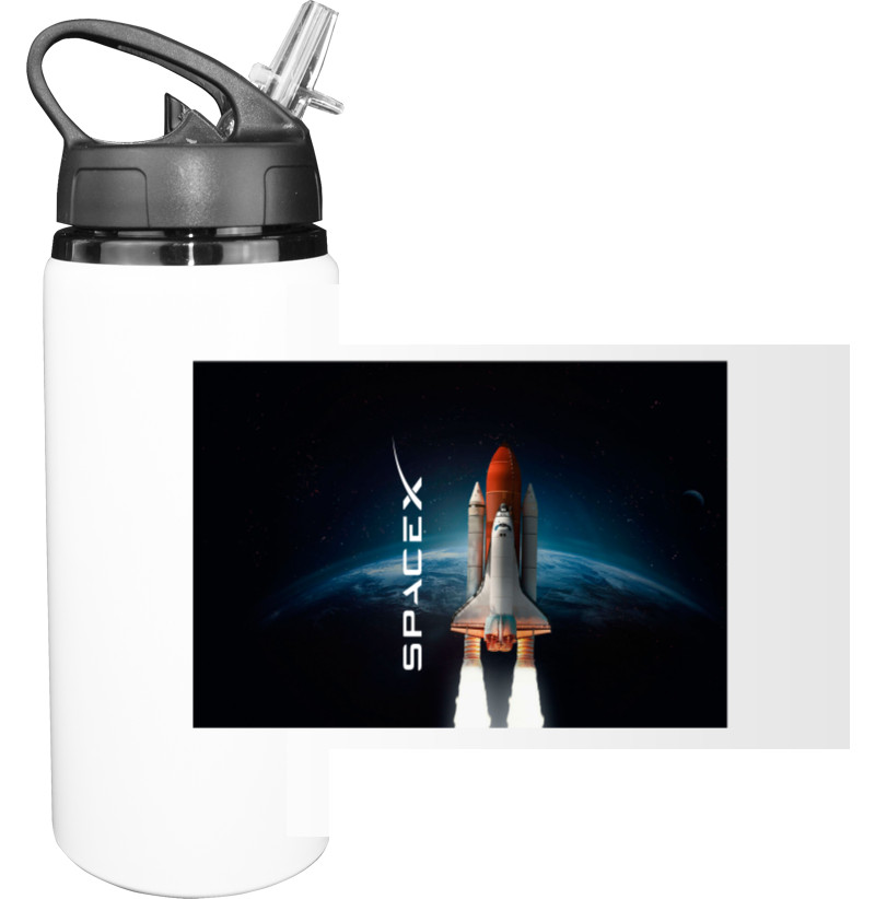 Sport Water Bottle - SpaceX [2] - Mfest