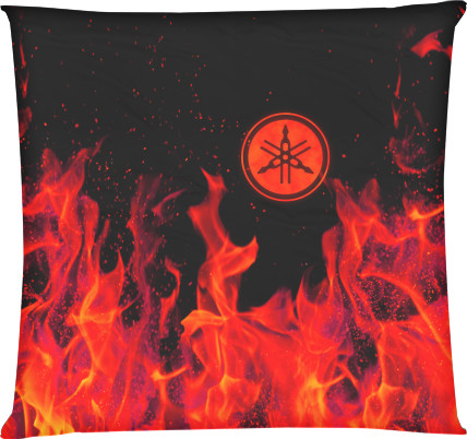 Square Throw Pillow - Yamaha (8) - Mfest