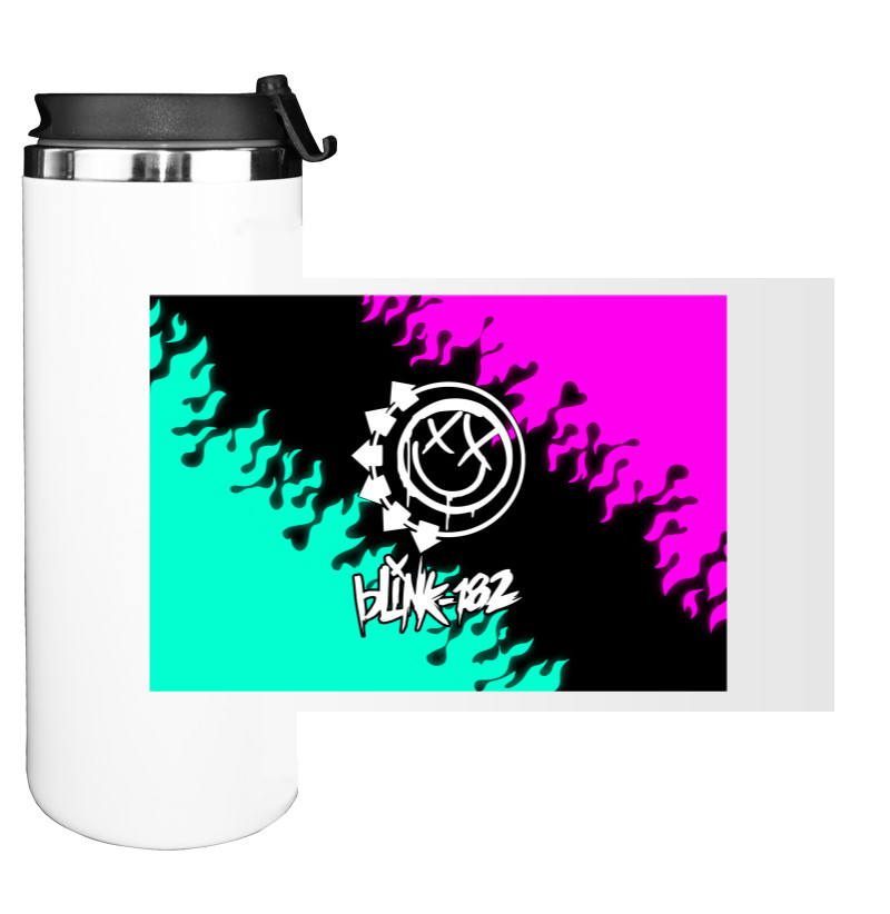 Water Bottle on Tumbler - Blink-182 [11] - Mfest