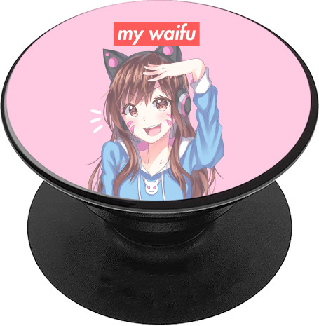 PopSocket Подставка для мобильного - MY WAIFU - Mfest