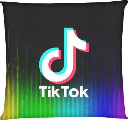 Square Throw Pillow - TIKTOK [6] - Mfest