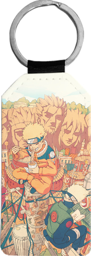 Наруто / Naruto - Брелок прямокутний - НАРУТО [8] - Mfest