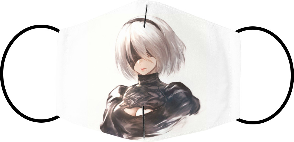 Face Mask - NIER: AUTOMATA (6) - Mfest