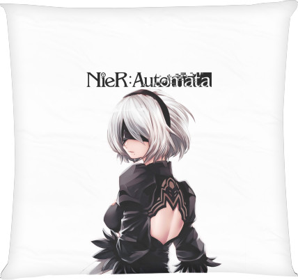 Подушка квадратная - NIER: AUTOMATA (4) - Mfest