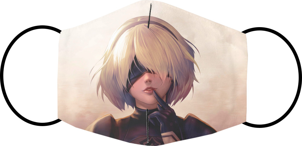 Face Mask - NIER: AUTOMATA (3) - Mfest