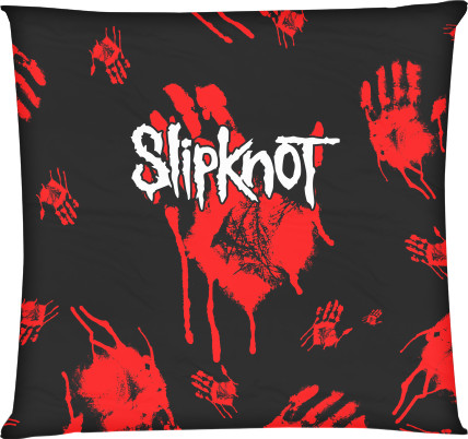 Square Throw Pillow - Slipknot (2) - Mfest