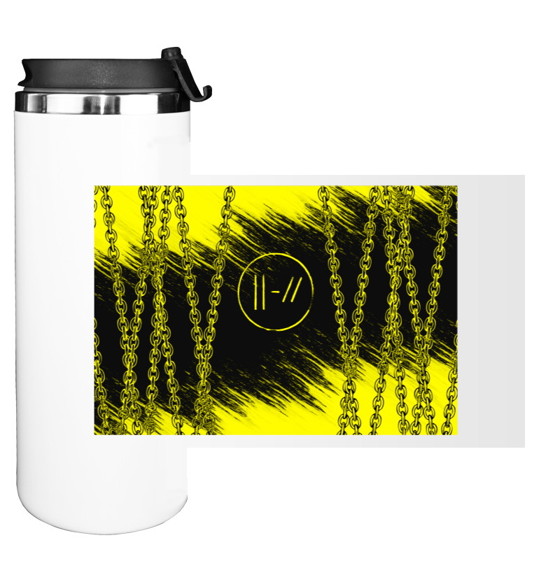 Water Bottle on Tumbler - Twenty One Pilots (19) - Mfest