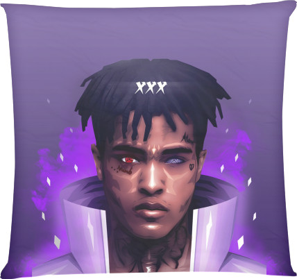 Square Throw Pillow - XXXTENTACION (14) - Mfest