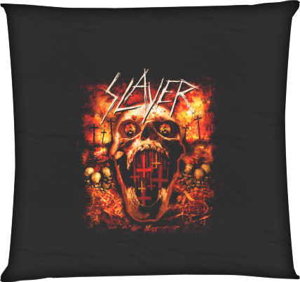 Square Throw Pillow - SLAYER  (5) - Mfest