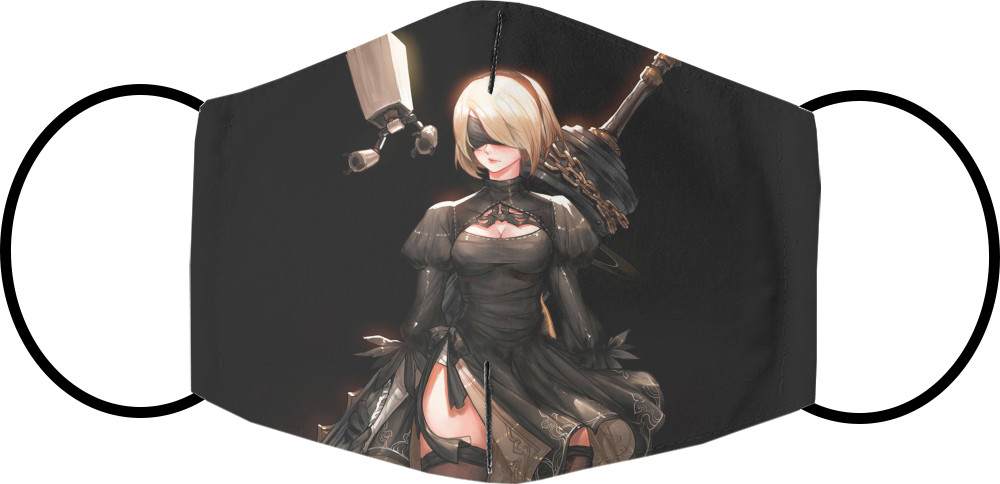 Face Mask - NieR: Automata (1) - Mfest