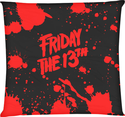 Square Throw Pillow - Friday the 13th (1) - Mfest