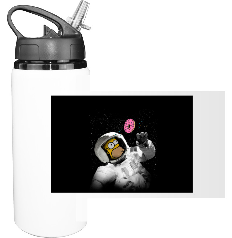 Sport Water Bottle - Гомер в космосе - Mfest