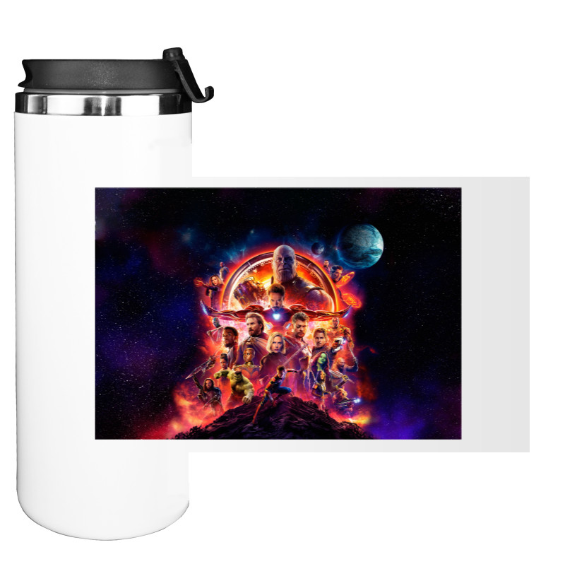 Water Bottle on Tumbler - Avengers: Infinity War - Mfest