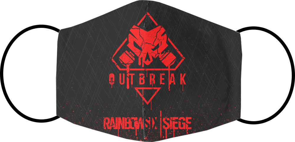 Face Mask - RAINBOW SIX SIEGE OUTBREAK - Mfest