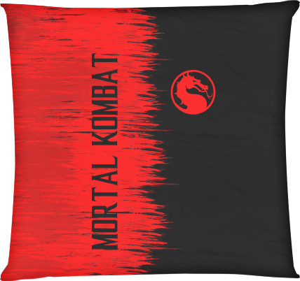 Square Throw Pillow - Mortal Kombat (1) - Mfest