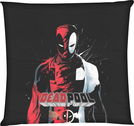 Square Throw Pillow - Deadpool - Mfest