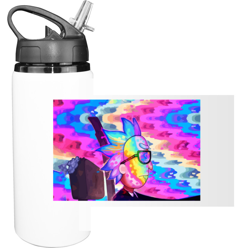 Sport Water Bottle - Rick and Morty (Retro Style) 3 - Mfest