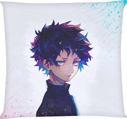 Square Throw Pillow - Mob Psycho 100 (1) - Mfest