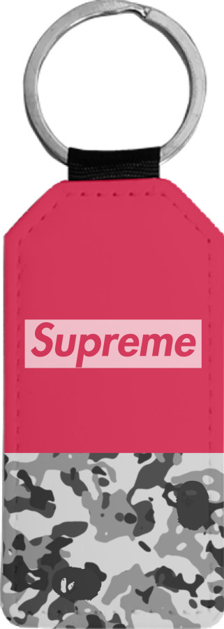 Rectangular Keychain - Supreme (Половина) - Mfest