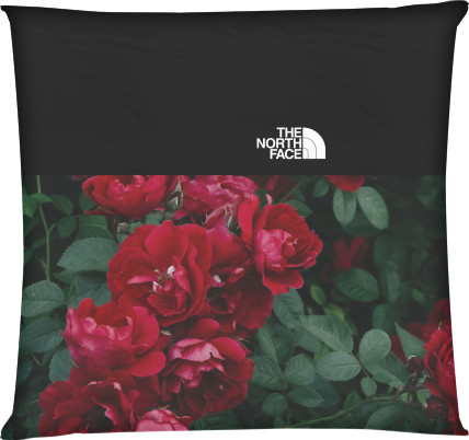 Square Throw Pillow - THE NORTH FACE (Розы) - Mfest