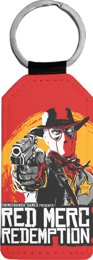 Брелок прямокутний - Red Dead Redemption 2 (DeadPool) - Mfest