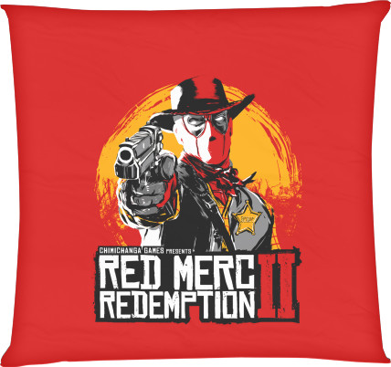 Подушка квадратна - Red Dead Redemption 2 (DeadPool) - Mfest