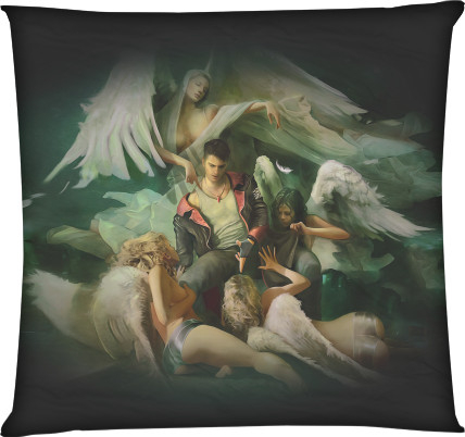 Square Throw Pillow - Devil May Cry (1) - Mfest