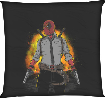 Square Throw Pillow - DeadPool (PUBG) - Mfest