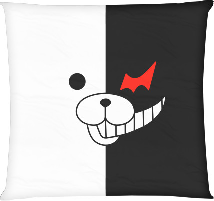 Square Throw Pillow - Школа отчаяния (Монокума) - Mfest