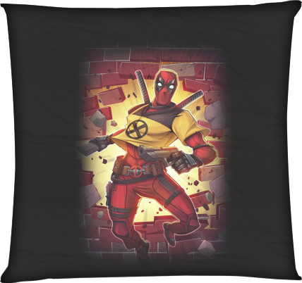 Square Throw Pillow - Deadpool (1) - Mfest