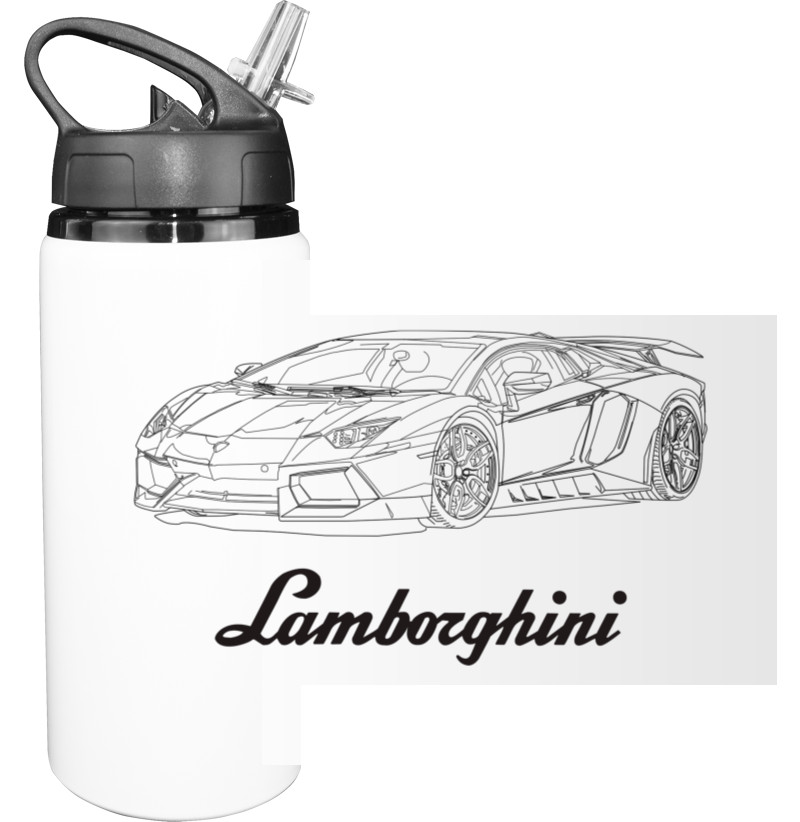 Бутылка для воды - Lamborghini 3 - Mfest