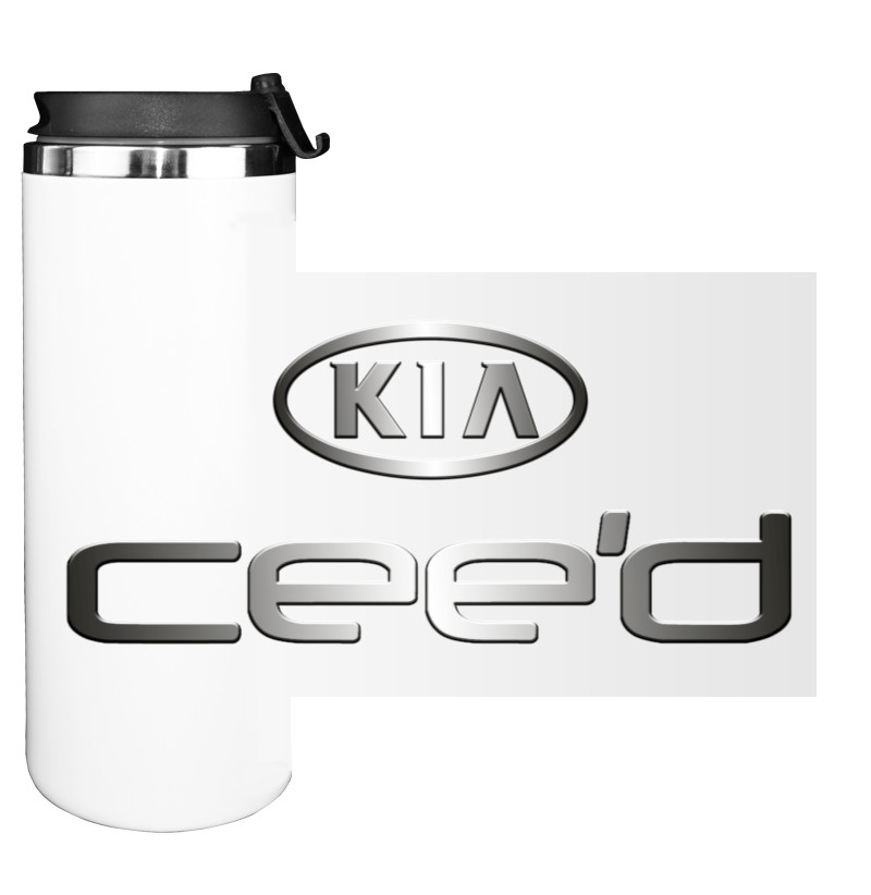 Water Bottle on Tumbler - Kia Ceed Logo - Mfest