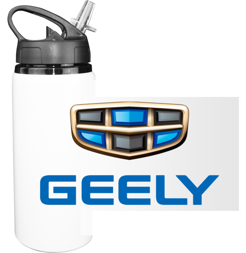 Бутылка для воды - Geely logo 1 - Mfest