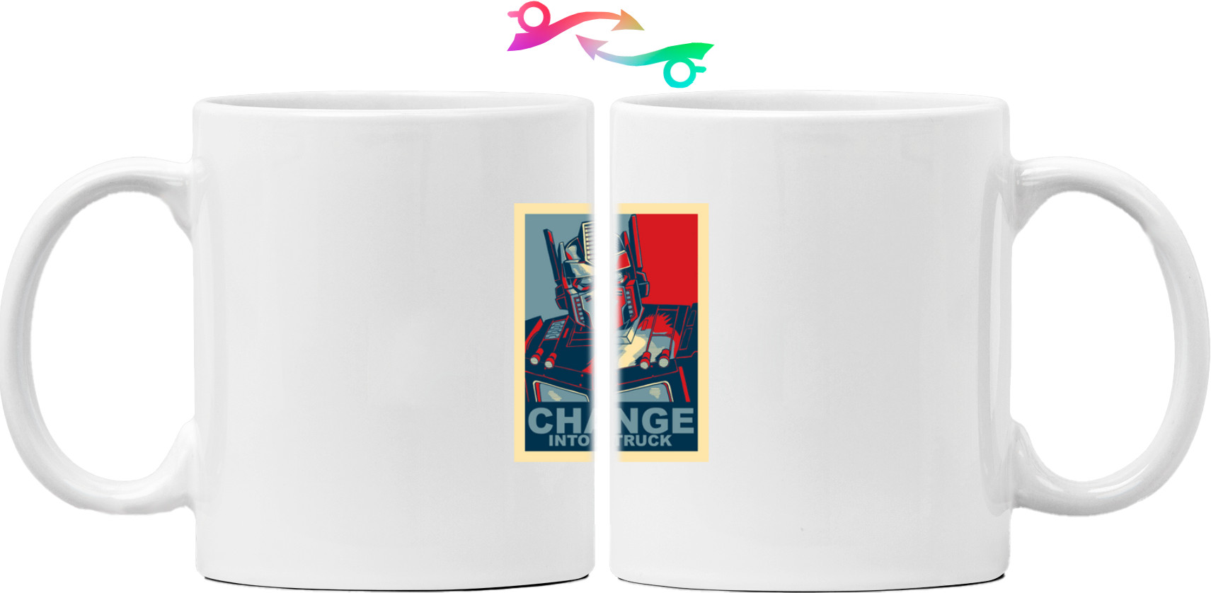 Mug - OBEY Change into a truck - Mfest