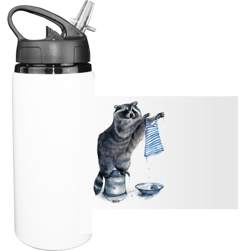 Sport Water Bottle - Енот 5 - Mfest