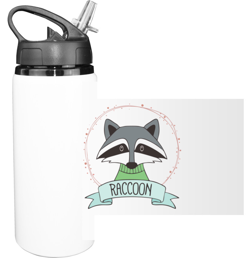 Sport Water Bottle - Енот 2 - Mfest