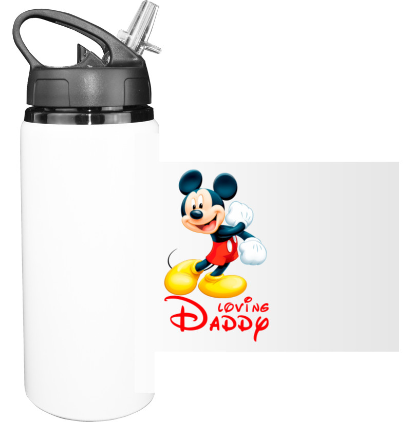 Sport Water Bottle - Микки папа - Mfest