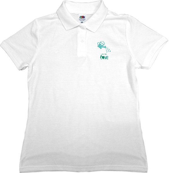 Women's Polo Shirt Fruit of the loom - Love 1 - Mfest