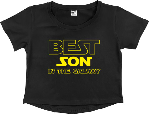 Кроп - топ Преміум Жіночий - Best in the galaxy 2 - Mfest