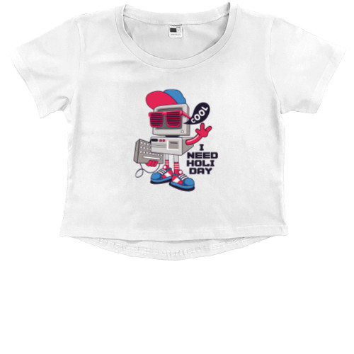 Kids' Premium Cropped T-Shirt - Street 19 - Mfest