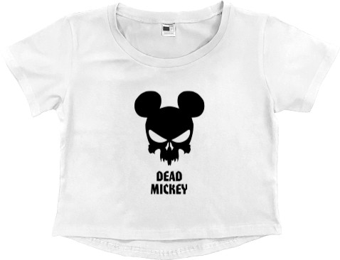 Women's Cropped Premium T-Shirt - Bad mickey mouse 10 - Mfest