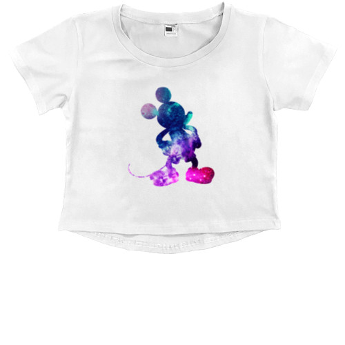 Kids' Premium Cropped T-Shirt - Bad mickey mouse 4 - Mfest