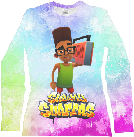 Women's Longsleeve Shirt 3D - Subway Surfers (4) - Mfest