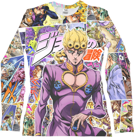 Women's Longsleeve Shirt 3D - JOJO'S BIZARRE ADVENTURE (13) - Mfest