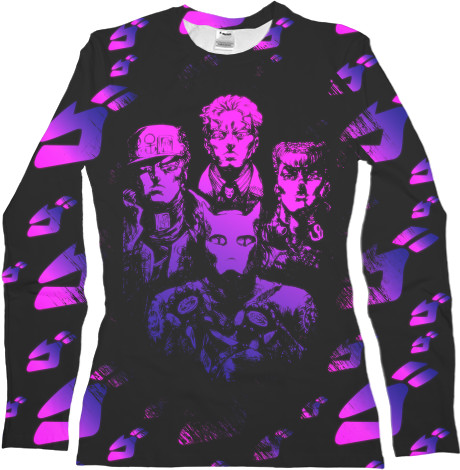 Women's Longsleeve Shirt 3D - JOJO'S BIZARRE ADVENTURE (9) - Mfest